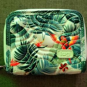 Lug Splits wallet in Wildlife Cream